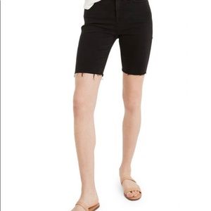 Madewell Roadtripper Denim Biker Shorts